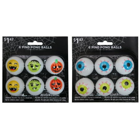 Halloween 6 Ping Pong Balls Walmart Com Walmart Com