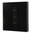 thumbnail image 3 of Curtain Touch Panel, Timing Function EU Plug 110-240V Voice Control Wifi Curtain Switch  For Tuya For  Apartment White,Black, 3 of 8