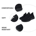 thumbnail image 3 of unbranded 1Par Zapatillas Deportivas Negras Con Ergonómico Y Material Transpirable Para Entrenamiento, 3 of 6