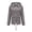 Grey, variant on Women Outdoor Rain Jacket Mesh Thin Loose Fit Casual Coat for Camping Hiking Hooded with Lined Waterproof Windbreaker with Pockets