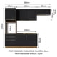 thumbnail image 3 of Cocina Integral Completa Modular Madesa Lux 260cm MN 03, 3 of 5