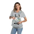 thumbnail image 3 of Pet Pouch Hoodie Shirt Short Sleeve Kitten Puppy Holder Thin Fall Hoodies Small Animal Carrier Sweatshirt for Women, 3 of 9