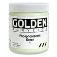 thumbnail image 2 of Golden Heavy Body Artist Acrylics, 8 oz, Phosphorescent Green, 2 of 2