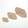thumbnail image 6 of Oval Wood Furniture Appliques and Onlays Carved Wooden Carving Decal 13x9cm, 6 of 6