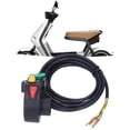 thumbnail image 4 of Motorcycle Switch, Handlebar Horn Switch 12V Durable 2m/6.6ft Cable Length  For Bicycle For Motorcycle, 4 of 8