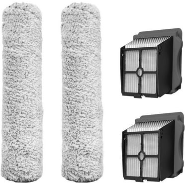 Replacement 2 HEPA Assembly & 2 Brush Roller Set for iFLOOR 3 Series, Floor ONE S3 Series, iFLOOR 5 Breeze Complete Cordless Wet Dry Vacuum Cleaner (Not Compatible with Any Other Model)
