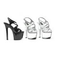 thumbnail image 2 of Ellie Shoes E-711-Lance 7" Heel Womens Strappy Sandal. Black / 12, 2 of 3