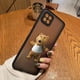 thumbnail image 3 of Funda mate para OPPO A97 A96 A95 A94 A93 A92 A78 A74 A73 A72 A57 A55 A54 A53 A17 A16 4G 5G Funda traviesa t-oso de peluche pareja, 3 of 5