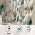 thumbnail image 6 of Watercolor Dandelion Semi Sheer Curtains Drapes for Living Room,Bedroom,French Doors Window 72 Inches Long,Spring Floral Botanical Vintage Beige Rod Pocket Chiffon Curtain Voile Drapery Panel, 6 of 8