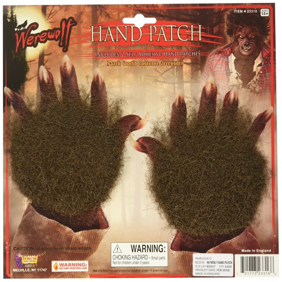 Patch Forum Novelties Werewolf Hand para fiesta de disfraces