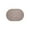 Beige, variant on Wovilon Oval Cloth Grain Leather Placemats Oil Proof Western Food Heat Insulation Mat Home Mats