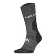 thumbnail image 3 of Head Unisex Hiking Socks, 2-Pack - Hiking All Climates Crew, Sports Socks, Logo Grey 39-42, 3 of 4