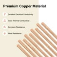 thumbnail image 2 of Uxcell 2-Pack Copper Round Rod 5mm x 100mm T2 Copper Stock, 2 of 7
