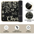 thumbnail image 4 of Christmas Kitchen Rugs Set of 2 Black Xmas Kitchen Mats for Winter Floor Decor Holly Pine Branches Leaves Merry Christmas Kitchen Rugs for Kitchen Farmhouse Bedroom Decorations, 4 of 6