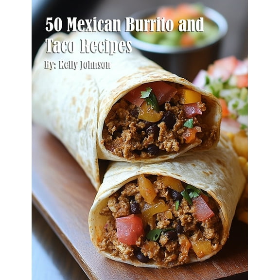 50 Mexican Burrito and Taco Recipes, (Paperback)