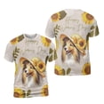 thumbnail image 3 of Happy Women's Day Shetland Sheepdog Sunflower Vintage Proud Mom All Over Print 3D Shirt Unisex Merch Sheltie Dog Lover Gifts - 02030, 3 of 6