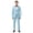 blue, variant on Beauty-Emily Men's 2-Piece Rhinestone Peak Lapel Suit – One-Button Blazer & Pants Set, Slim Fit Tuxedo for Wedding, Prom & Party