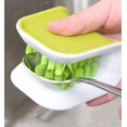 thumbnail image 5 of Cepillo de limpieza verde de 2 piezas, limpiador de platos, cepillo de mano para limpieza de cuchillos en U, 5 of 5