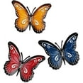 thumbnail image 1 of CHAO Piezas Mariposa de Metal Decoraciones de Pared de Mariposas de Metal Arte de Pared de Mariposas de Metal Decoración de Pared de Jardín de Mariposas de Metal para Valla de Jardín Sala de Estar Dec, 1 of 5