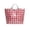 #01-Red, variant on Checkered Tote Bag Women's Tote Bag with Zipper Letters Print Hobo Handbag Checkered Purse for Work