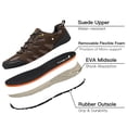 thumbnail image 3 of Zapatos de senderismo Kricely Waterproof Suede para hombre, color marrón, talla 11.5, 3 of 6
