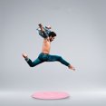 thumbnail image 4 of BRIGHTFUFU Tapete Para Con Redondo Color Rosa Antideslizante Para Gimnasio Interior, 4 of 8