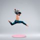 thumbnail image 4 of BRIGHTFUFU Tapete Para Con Redondo Color Rosa Antideslizante Para Gimnasio Interior, 4 of 8