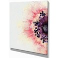 thumbnail image 2 of Pink Purple Abstract Flower Sketch - Floral Canvas Art Print, 2 of 4