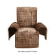 thumbnail image 3 of Funda para Sillón Reclinable de Felpa, Protector de Muebles, Funda de Sofá Antideslizante con Correas Elásticas, 53 x 190 cm, Color Beige, para Sillón, Sofá Pequeño, Sofá, 3 of 6