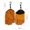 Orange, variant on Mosiee Top Layer Cowhide Insulation Gloves Portable Fireproof Non-Slip Outdoor Gloves Black
