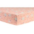thumbnail image 1 of Trend Lab Renard et Fleurs Deluxe Flanelle Équipé Lit Drap, 1 of 2