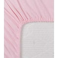 thumbnail image 2 of Gilbin Jersey Knit Cotton Fitted 2 pc. Cot Size Camp Sheet & Pillowcase -Perfect for Camp Bunk Beds / RVs / Guest Beds White, 2 of 4
