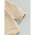 thumbnail image 6 of Bagilaanoe Newborn Baby Girl Oversized Romper Sweatshirt Long Sleeve Bodysuits Letter Print Pullover 3M 6M 12M 18M Infant Casual Tee Tops, 6 of 7