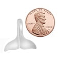 thumbnail image 2 of 925 Sterling Silver Necklace w/ Whale Tail Pendant Charm, 2 of 3