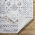 thumbnail image 3 of BoutiqueRugs Agaton Traditional Area Rug - Machine Washable - Orange, Brown, White - 2' x 2'11", 3 of 9