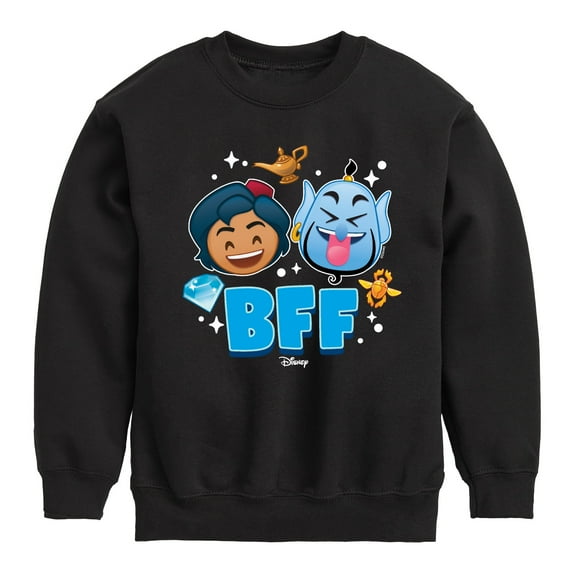 Disney Emoji - Aladdin Emoji - Toddler And Youth Crewneck Fleece Sweatshirt