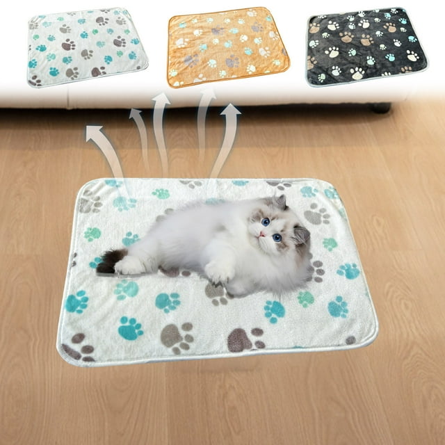 Manta para Mascotas, Manta de Franela, Colchoneta para Dormir para Gatos y Perros, Colchoneta General para Mascotas Pequeñas y Medianas.