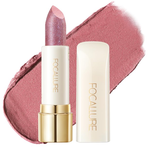 FOCALLURE Lápiz labial hidratante brillante Acabado perlado brillante Bálsamo labial hidratante con color con textura cremosa Tinte labial altamente pigmentado de larga duración Sweet Karma