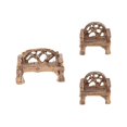 thumbnail image 2 of Miniature Seating Decor 3Pcs Mini Garden Resin Craft Ornament For Micro Landscape Bonsai With Durable Material, 2 of 3