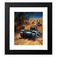 thumbnail image 2 of W Krogman 15x17 Black Modern Framed Museum Art Print Titled - Tank Battle (Between 1939 and 1946), 2 of 5