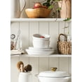 thumbnail image 4 of LE TAUCI 18-Piece Dinnerware Set, Ceramic Plates and Bowls Set for 6, Stoneware Dishes Set for Family, Microwave & Dishwasher Safe -White Dinner Set, 4 of 10