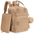 thumbnail image 1 of Mochila para pañales, kit impermeable 4 en 1, color caqui, 1 of 9
