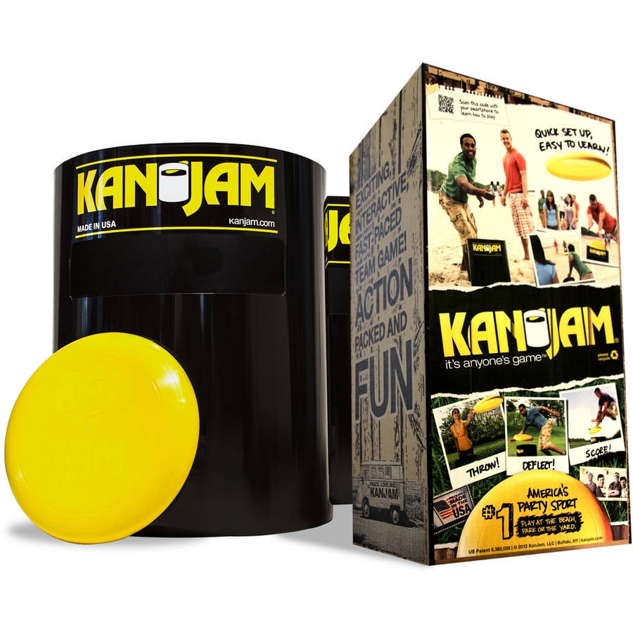 Kan Jam Outdoor Frisbee Game, MultiColor Light Up, for Adults & Kids