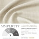 thumbnail image 5 of Cortinas jinchan de lino texturizado beige 229x228 cm 2 paneles, 5 of 7