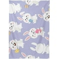thumbnail image 2 of 54"x54" Easter Bunny Egg Rectangle Tablecloth Spill-Proof Polyester Table Cloth Table Cover for Kitchen Dining Picnic Holiday Party Decoration, 2 of 7