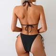 thumbnail image 6 of YABCSAZ Women's Sexy Bikini Sets High Waisted Bikini Sets Triangle Bikini Sexy Thong Bottom 2 Piece Bikini Swimsuits Drawstring Bestselling Bikini Cheeky Cutout Triangle Bathing Suit, 6 of 9