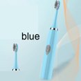 thumbnail image 3 of Cepillos de dientes eléctricos supersónicos para adultos y niños, temporizador inteligente, blanqueador, IPX7, resistente al agua, versión con batería AA reemplazable, 3 of 5