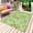 Green, variant on Purple Navy Blue Outdoor Rug 4x6 Ft - Reversible Patio Rug Outdoor Camping Rugs, Retro Botanical Abstract Art Washable Indoor Outdoor Area Rugs, Non-Slip Outdoor Carpet Runner for Deck/Porch