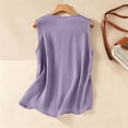 thumbnail image 5 of Uootdi Womens Embroidered Tank Tops Sleeveless Split Neck with Floral Embroidered Placket Retro Chic Style Soft Comfortable Everyday Tops Gift, 5 of 9