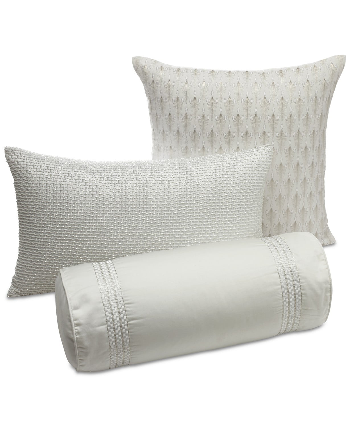 White HOTEL COLLECTION Closeout! Hotel Collection Plume 20 Square